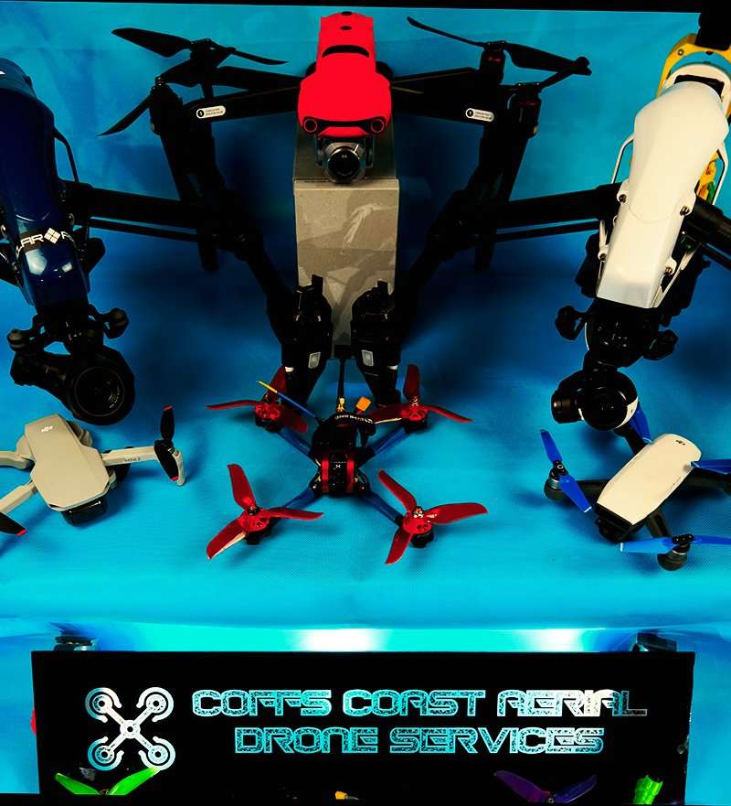 CCADS drone fleet — aircraft on the paddock at first light