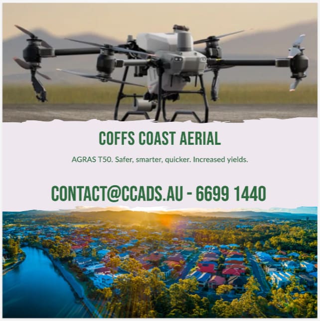 DJI Agras T-50 spray drone in the field