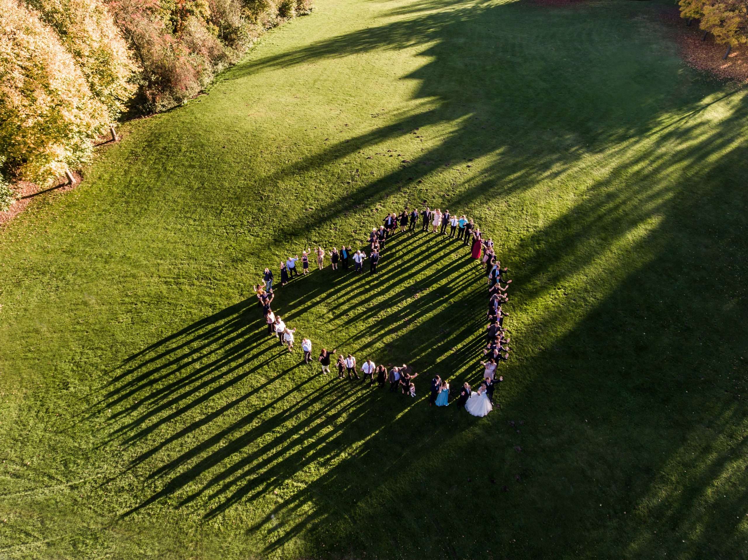 Group image of special occasion or wedding